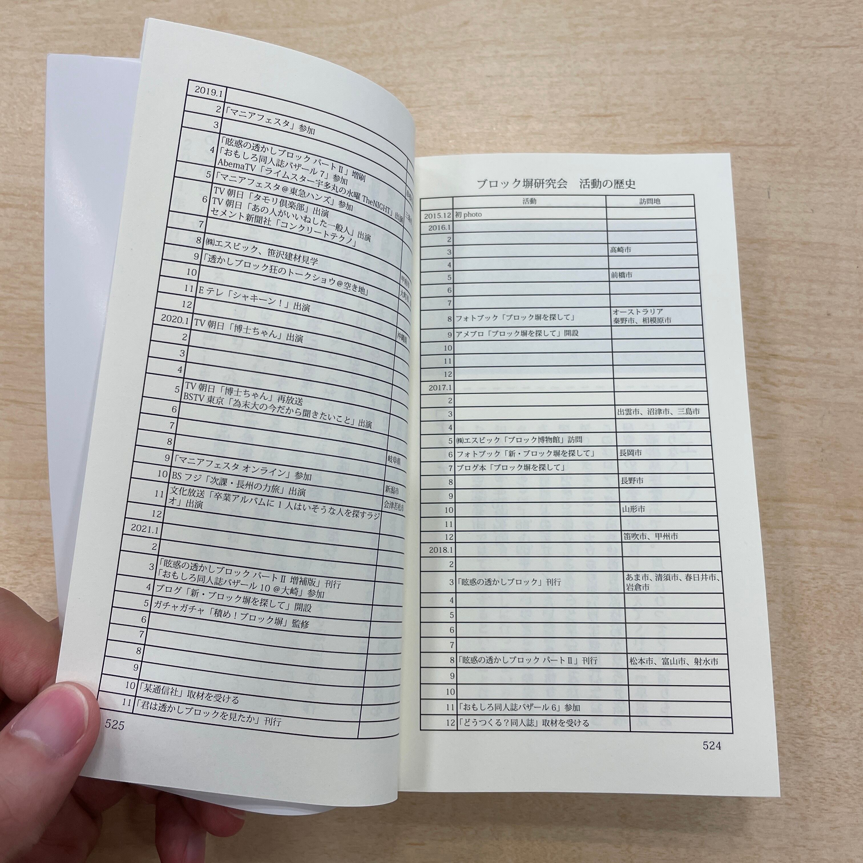 しおり付き 君は透かしブロックを見たか ブロック塀研究会