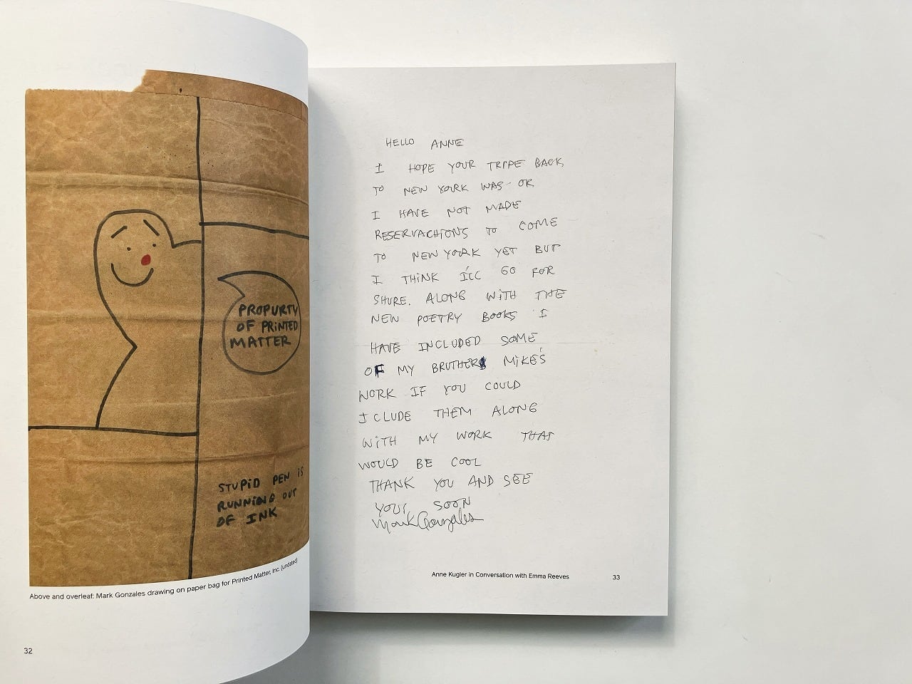 マーク・ゴンザレス Mark Gonzales | Non stop poetry : the zines of