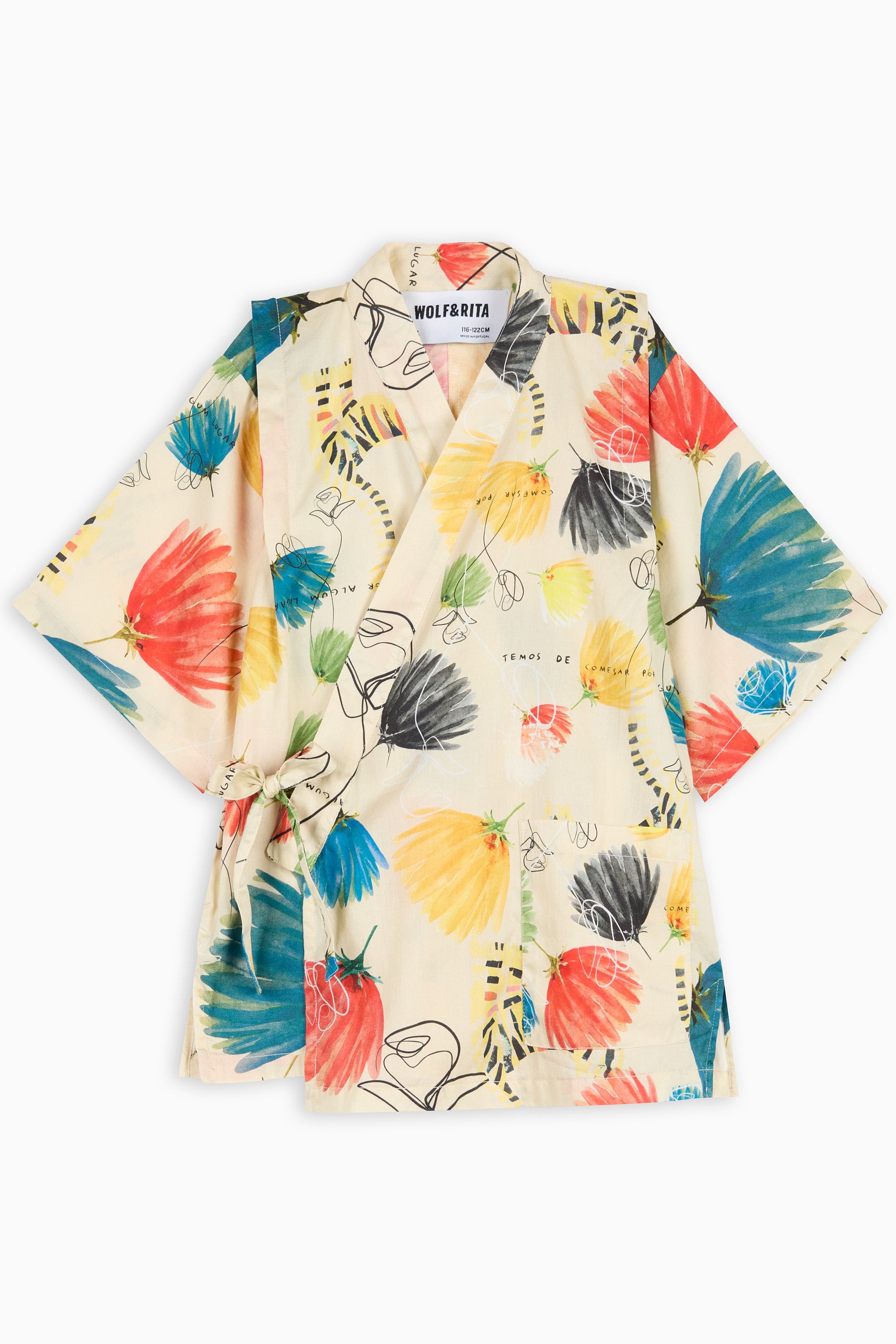 甚平　110 ウルフアンドリタ　wolf&rita 26SS】WOLF&RITA(ウルフアンドリタ)JINBEI DANDELION(2y/4y/6y/8y/10y