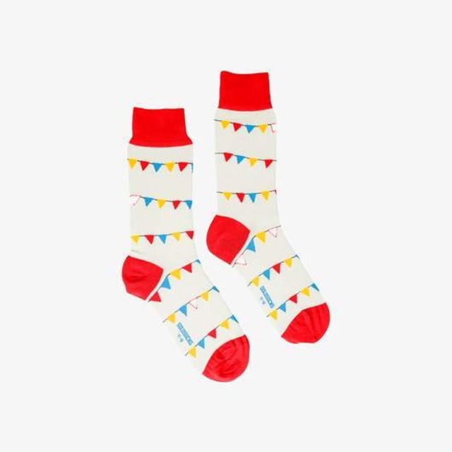 PAIRS BUNTING (1SET = 2枚) [SOLOSOCKS] ペアソックス
