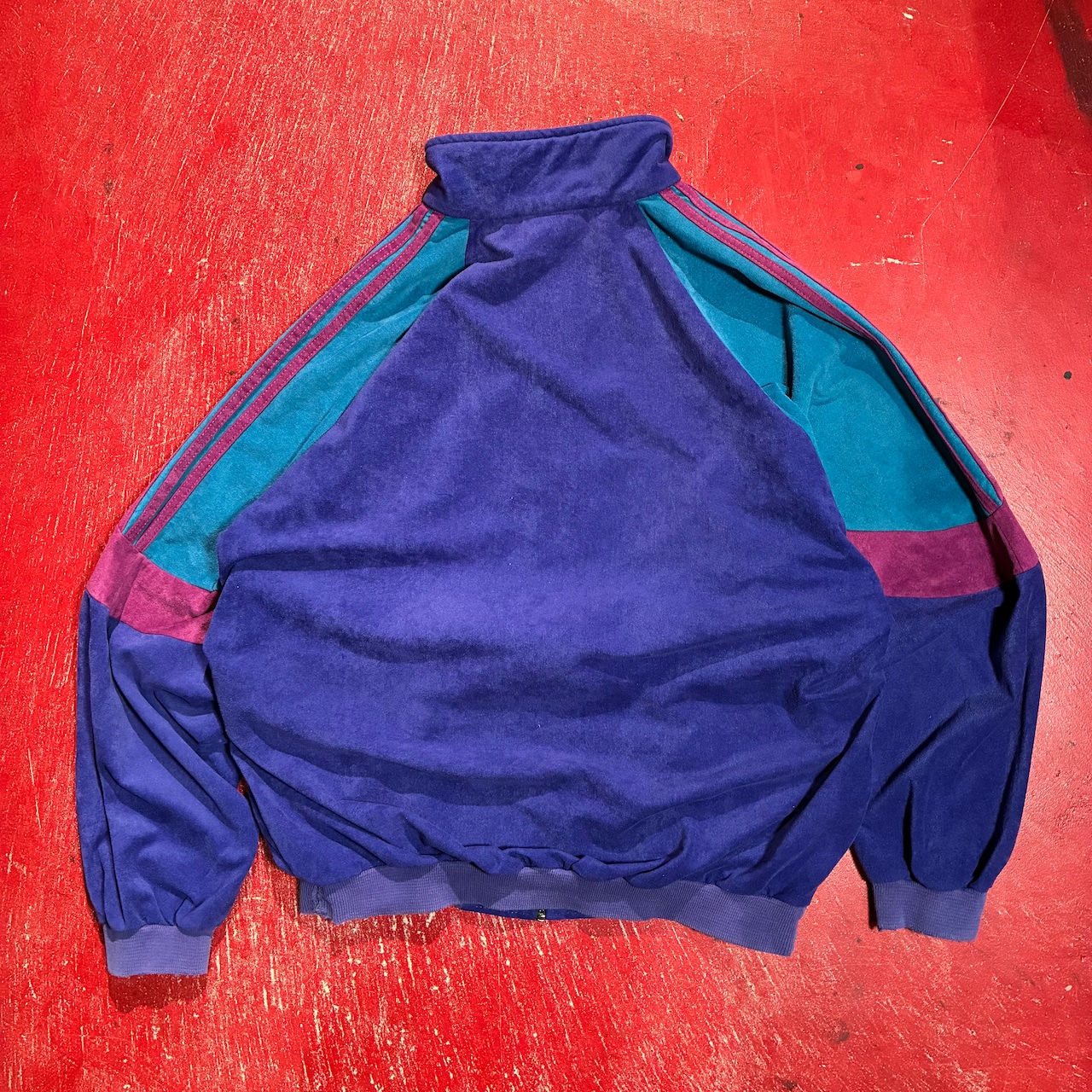 90s adidas ベロアトラックジャケット アディダス