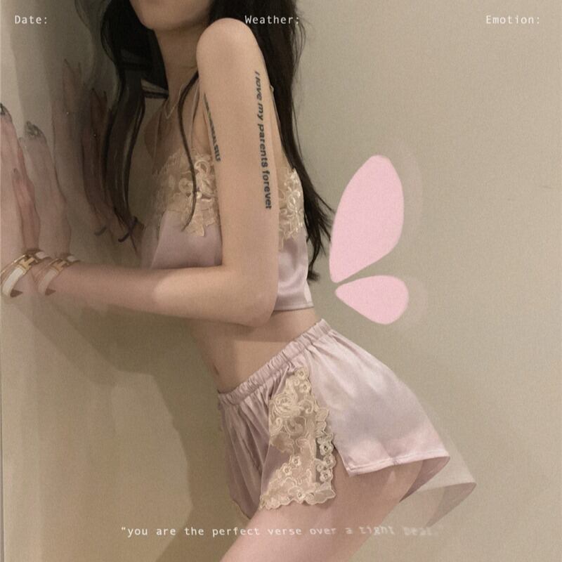 レッドレディースサマーレースショーツ 薄手 夏物 ブルマー 1号婦人77649407542