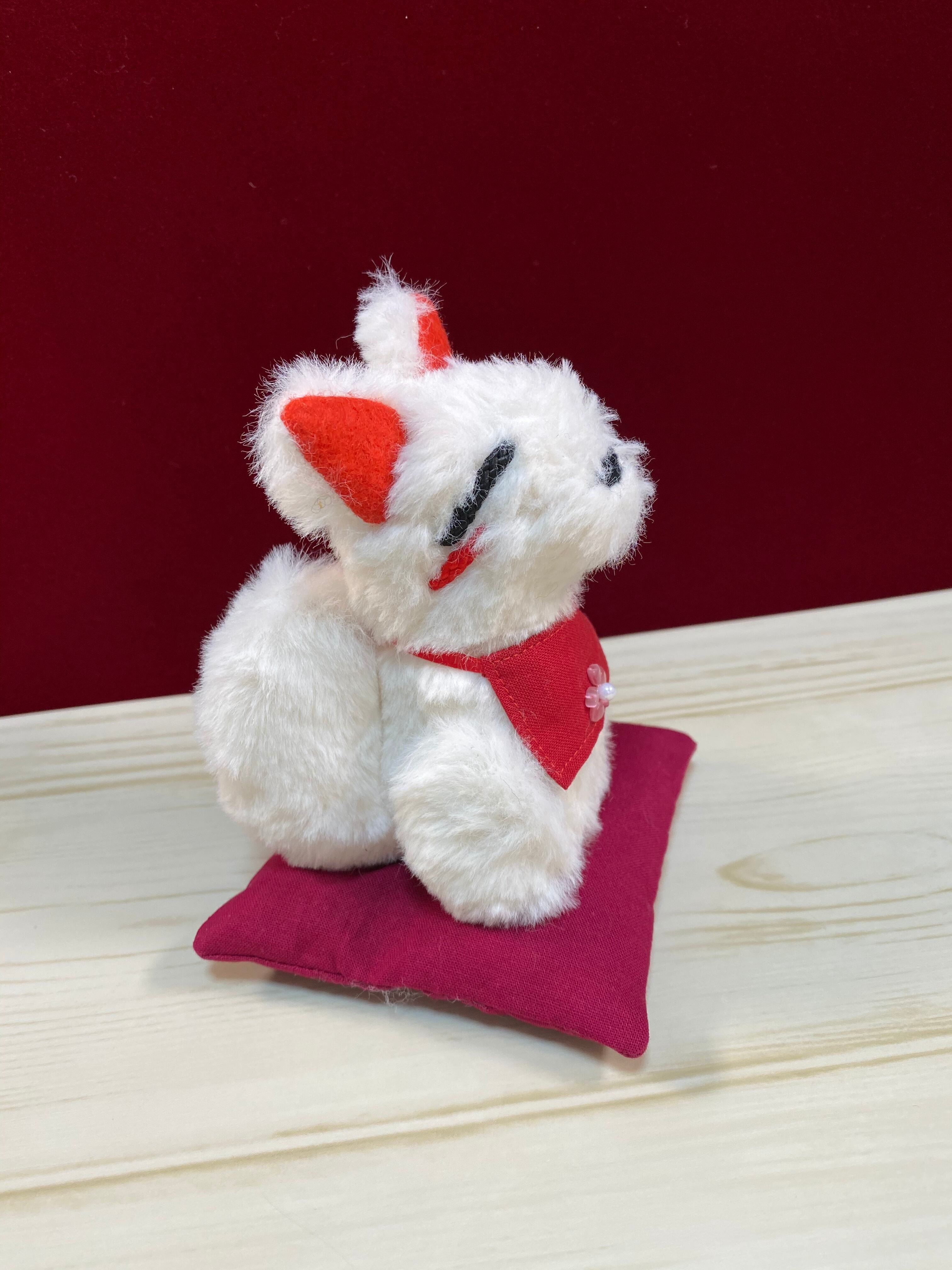 ぬいぐるみ 作家 うさぎ キツネ 桜 ピンク Sakura 〖 Kushurme