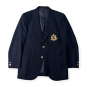 70s VAN JACKET ヴァンヂャケット 刻印ボタン エンブレム 段返3B テーラードジャケット 紺ブレ A5/ネイビー メンズ ビンテージ