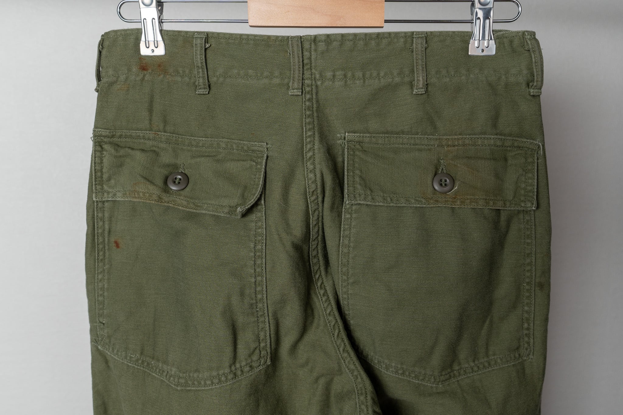 32×31】U.S.Army Utility Trousers OG-107 Used 実物 米軍 ベイカー