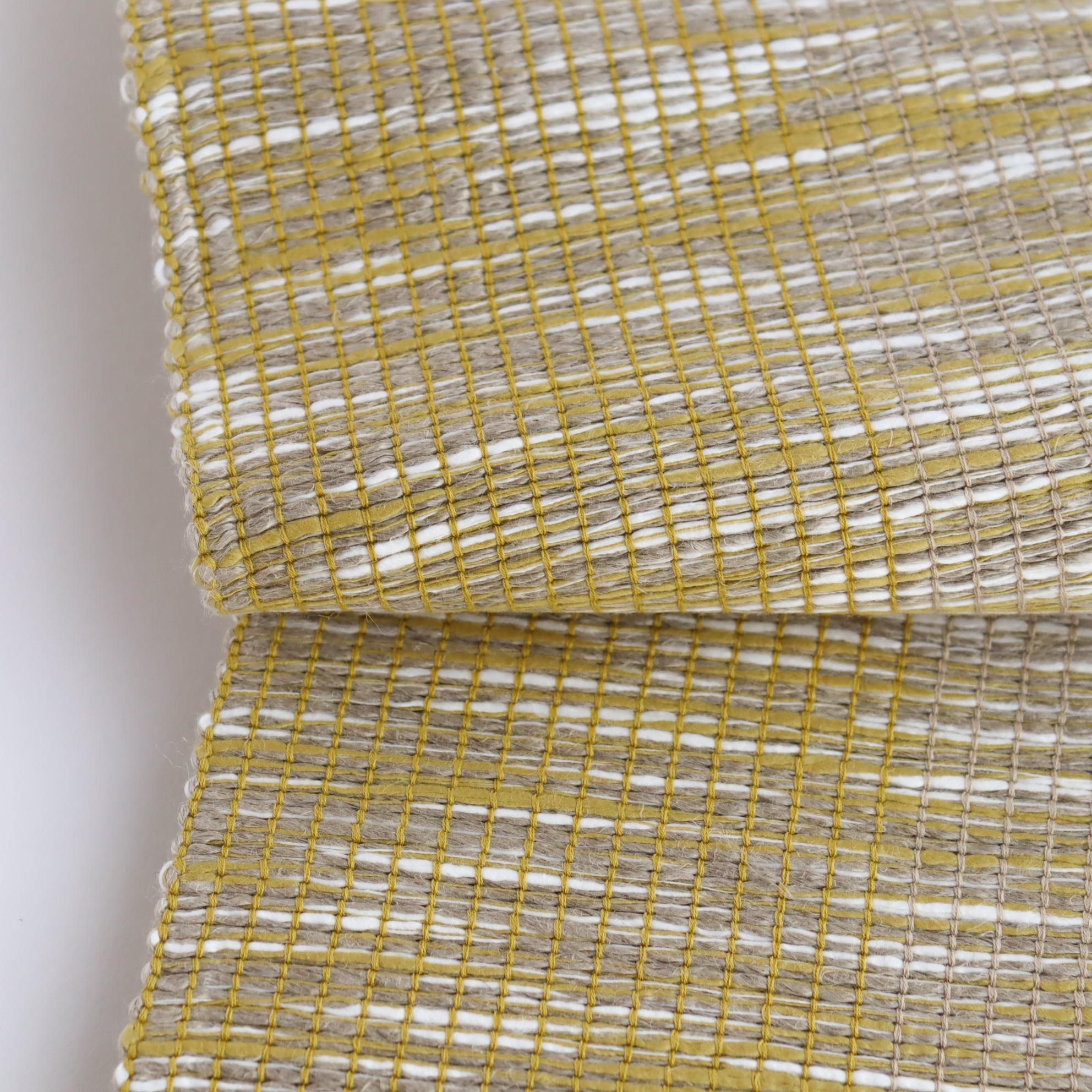 半巾帯「marble」ミモザ×オフホワイト×ベージュ | OLN web shop