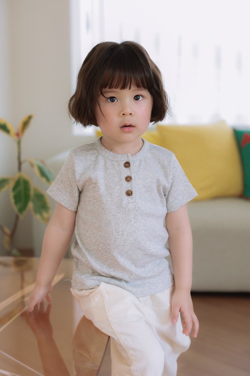 [JAZZ] Henley neck T-shirt / [째즈] 헨리넥T