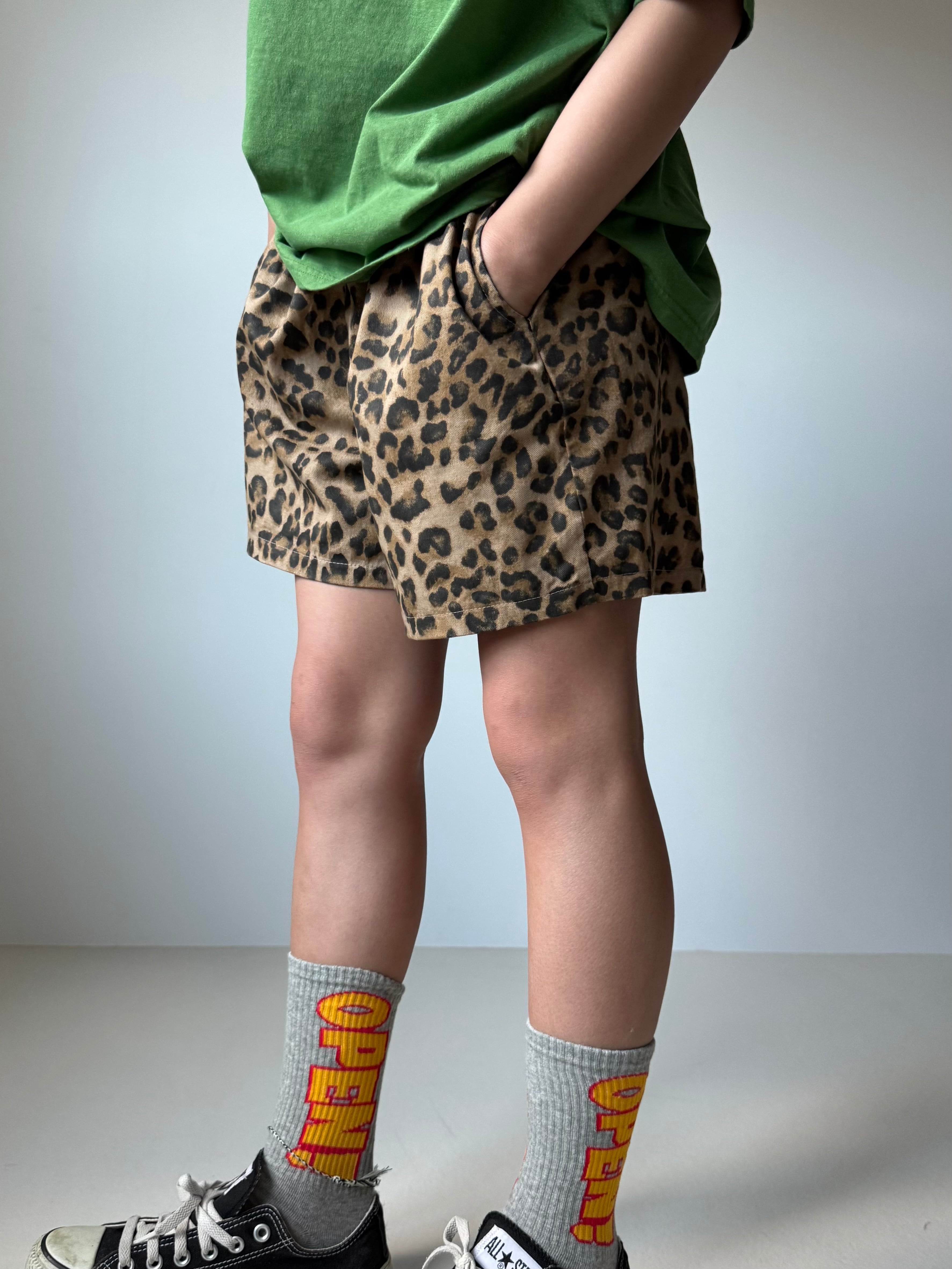 レオパードハーフパンツ（ 90〜150cm ）4163