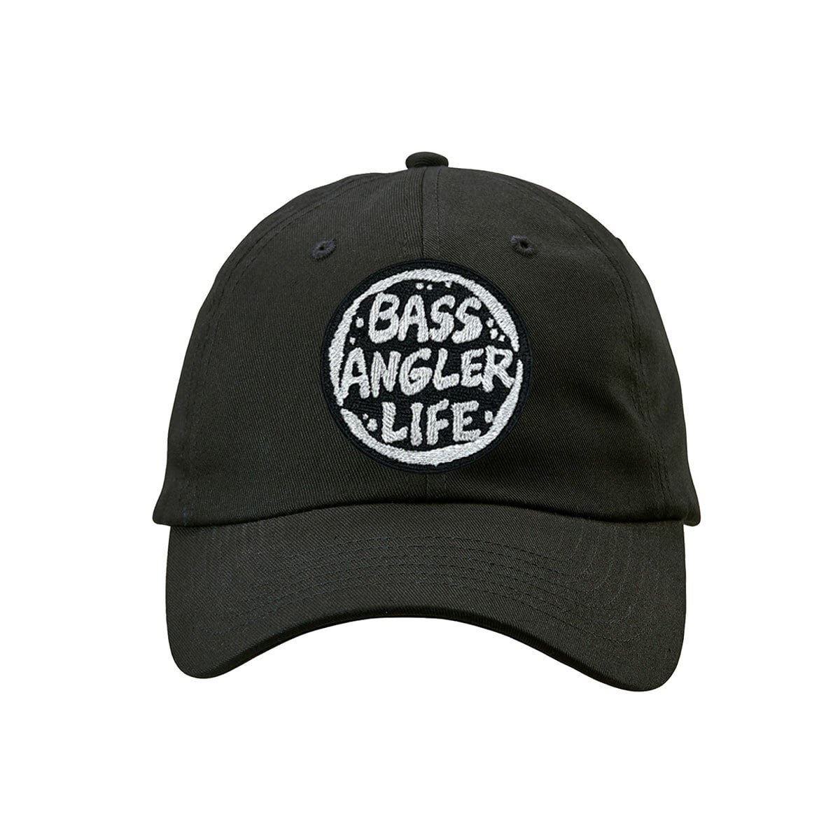 BASS ANGLER LIFE 刺繍キャップ cap-a_ss002 コットン ツイル ロー キャップ 帽子