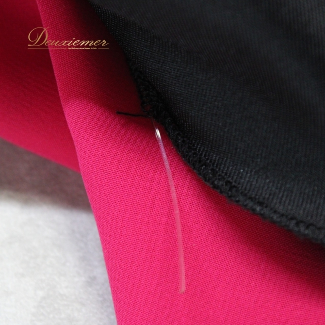 社交ダンス 衣装 スタンダード ドレス ワンピース パーティ衣装 レディース オールシーズン 黒 花柄 prima boutique プリマブティック ピンク系 ブラック系 レース フロート マゼンダピンク フロート付き 伸縮性 有り 軽やか 洗練 可愛い