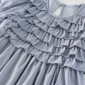 夏レトロ多重フリルワンピース