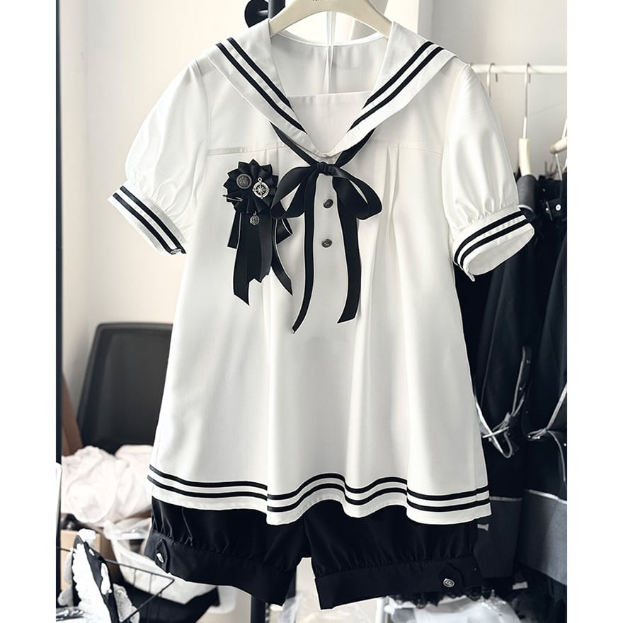 皇子系ロリィタ 少年装 男装 3点セット プリンス セーラー服 かぼちゃ