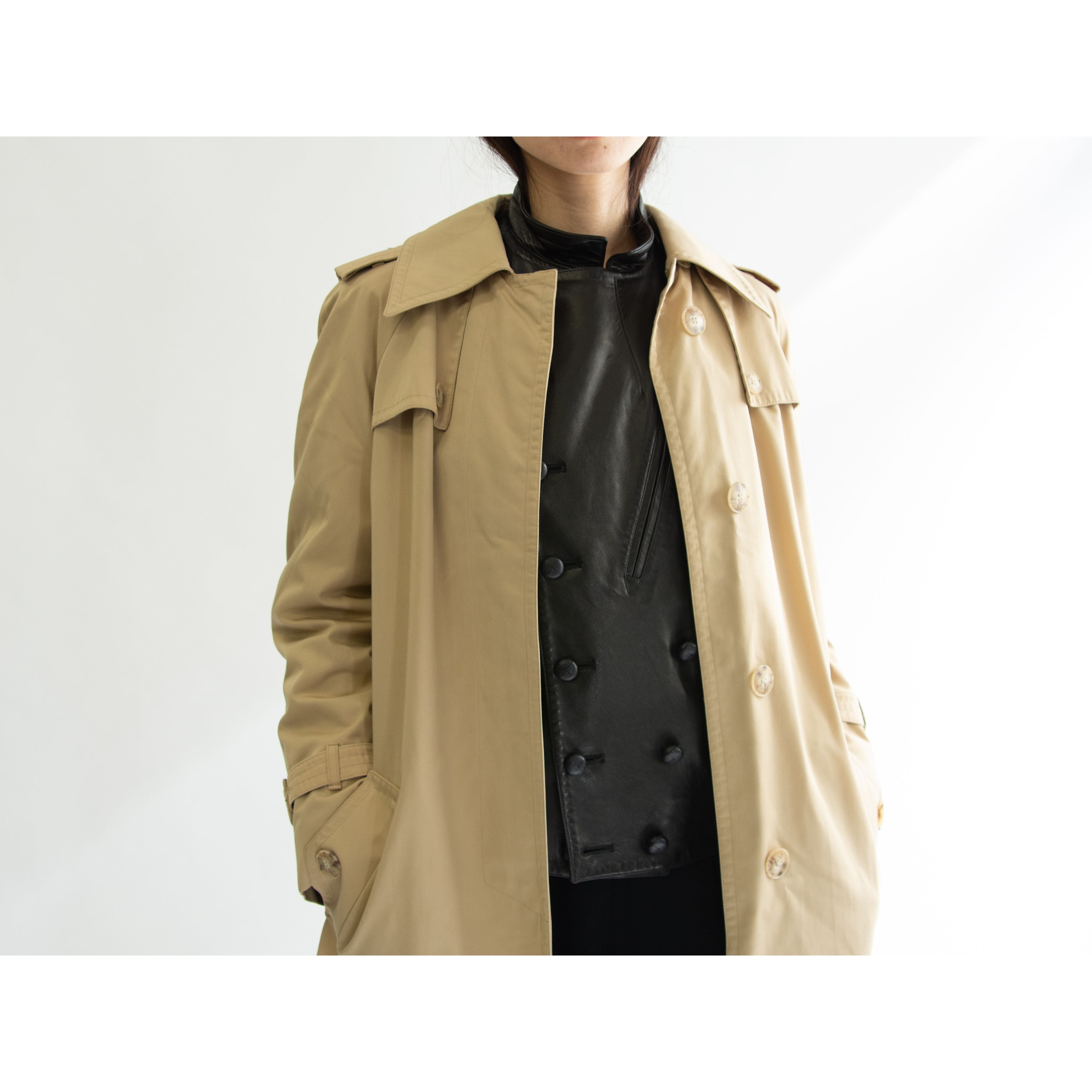 agnes b. SPECIAL】Made in France 90's Leather Cook Jacket agnes b. SPECIAL】Made in France 90's Leather Cook Jacket