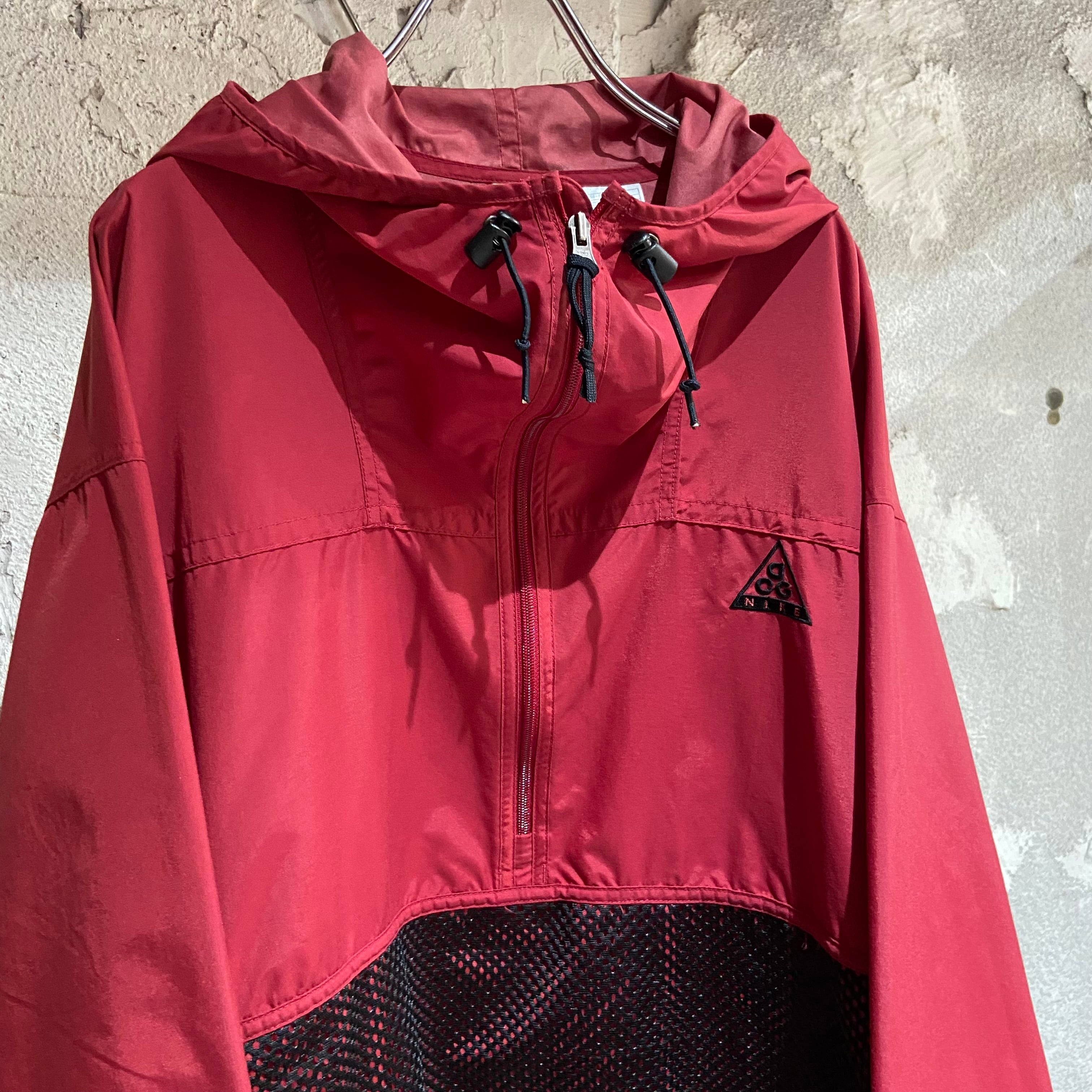 90s NIKE ACG Mesh Pocket Nylon Anorak Parka サイズL | Focal