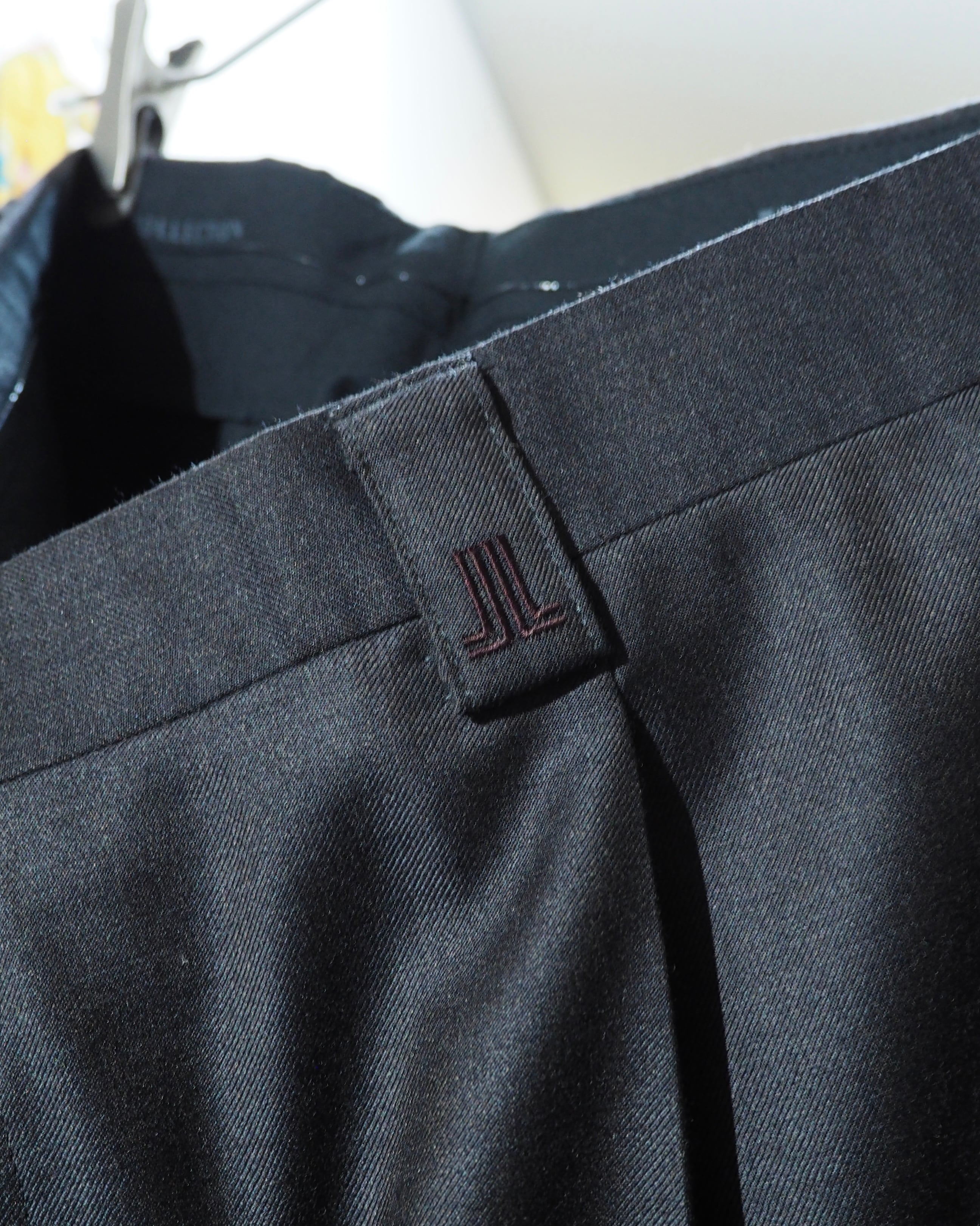 " LANVIN collection - 極上 " Special Pure Wool Wide Slacks Pants