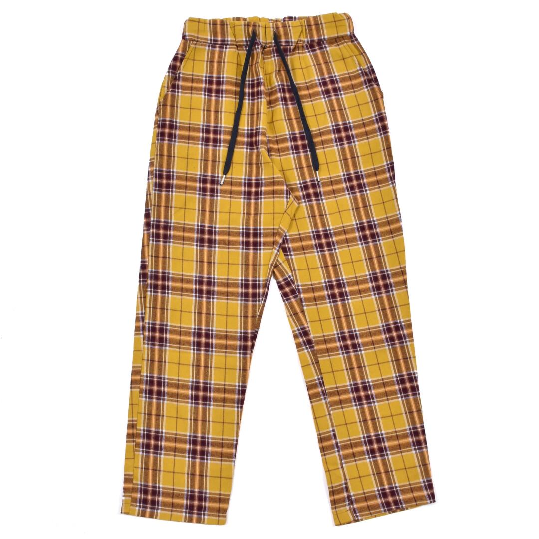 50%OFF】チェックパンツ(YELLOW×BROWN) | VOLCAN&APHRODITE 公式通販