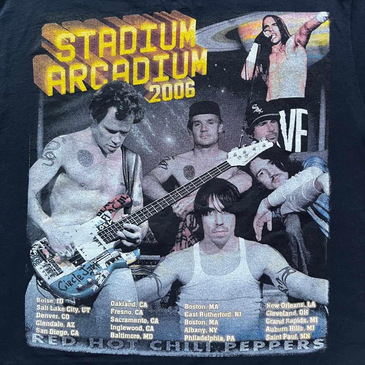 レッドホットチリペッパーズ スタジアムアルカジウム アーミーシャツ 2006 レッドホットチリペッパーズ スタジアムアルカジウム アーミーシャツ