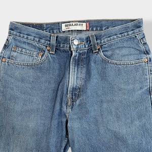 【LEVI'S】505  REGULAR FIT レギュラーフィット デニム ジーンズ ジーパン W32L30 エジプト製 テーパード リーバイス US古着