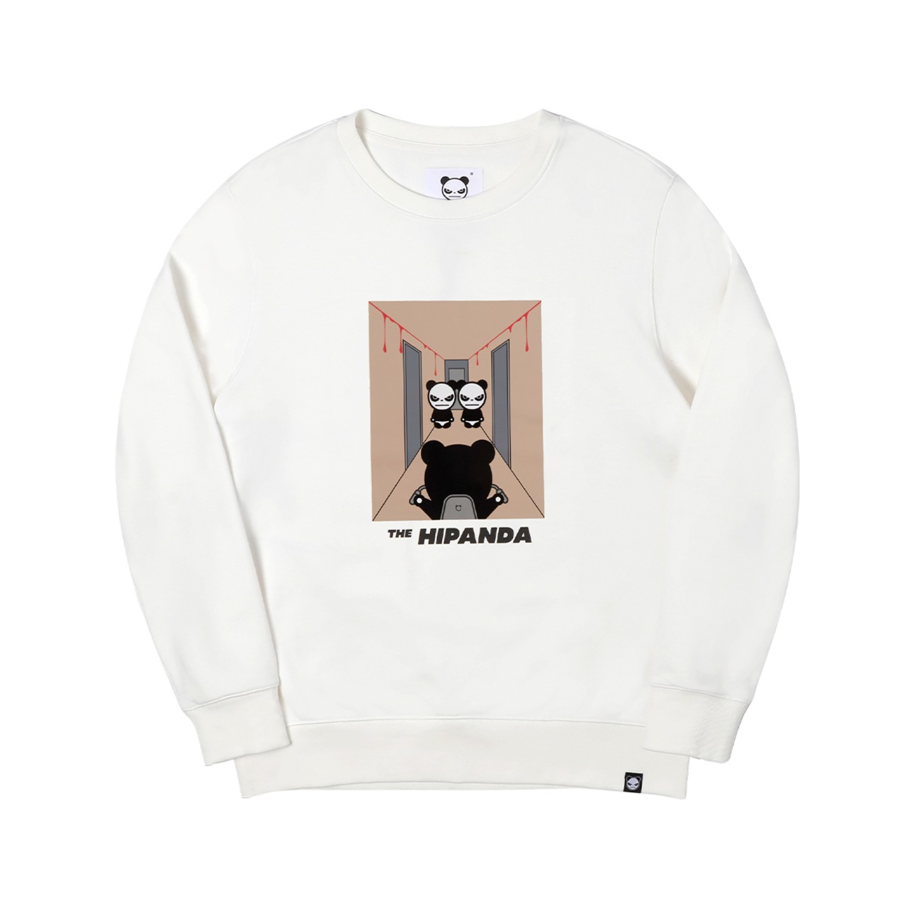 【HIPANDA】2328レディース クルーネック スウェット トレーナー