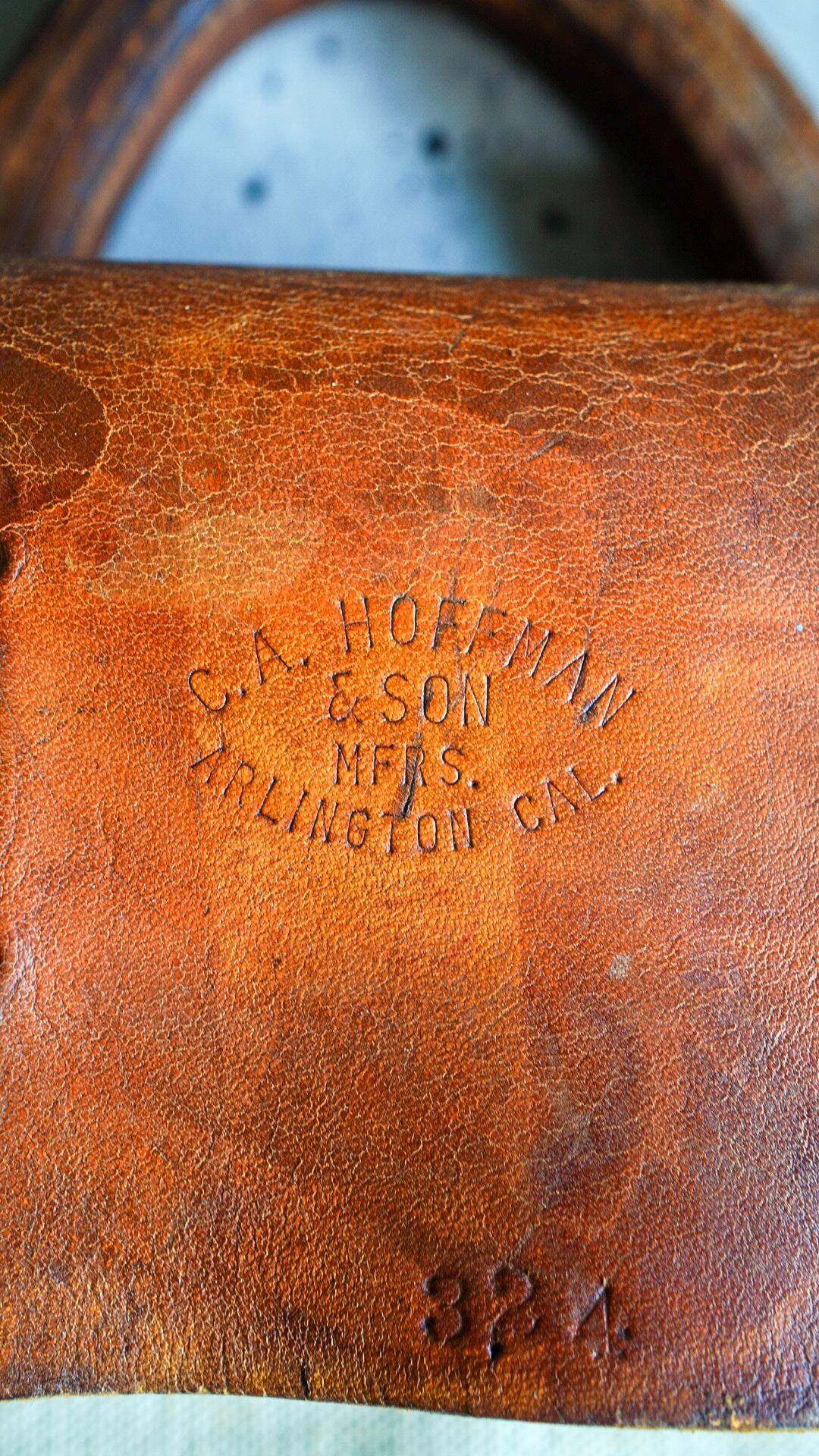 1940s】C.A. HOFFMAN & SON キャンバス × レザー インダストリアル