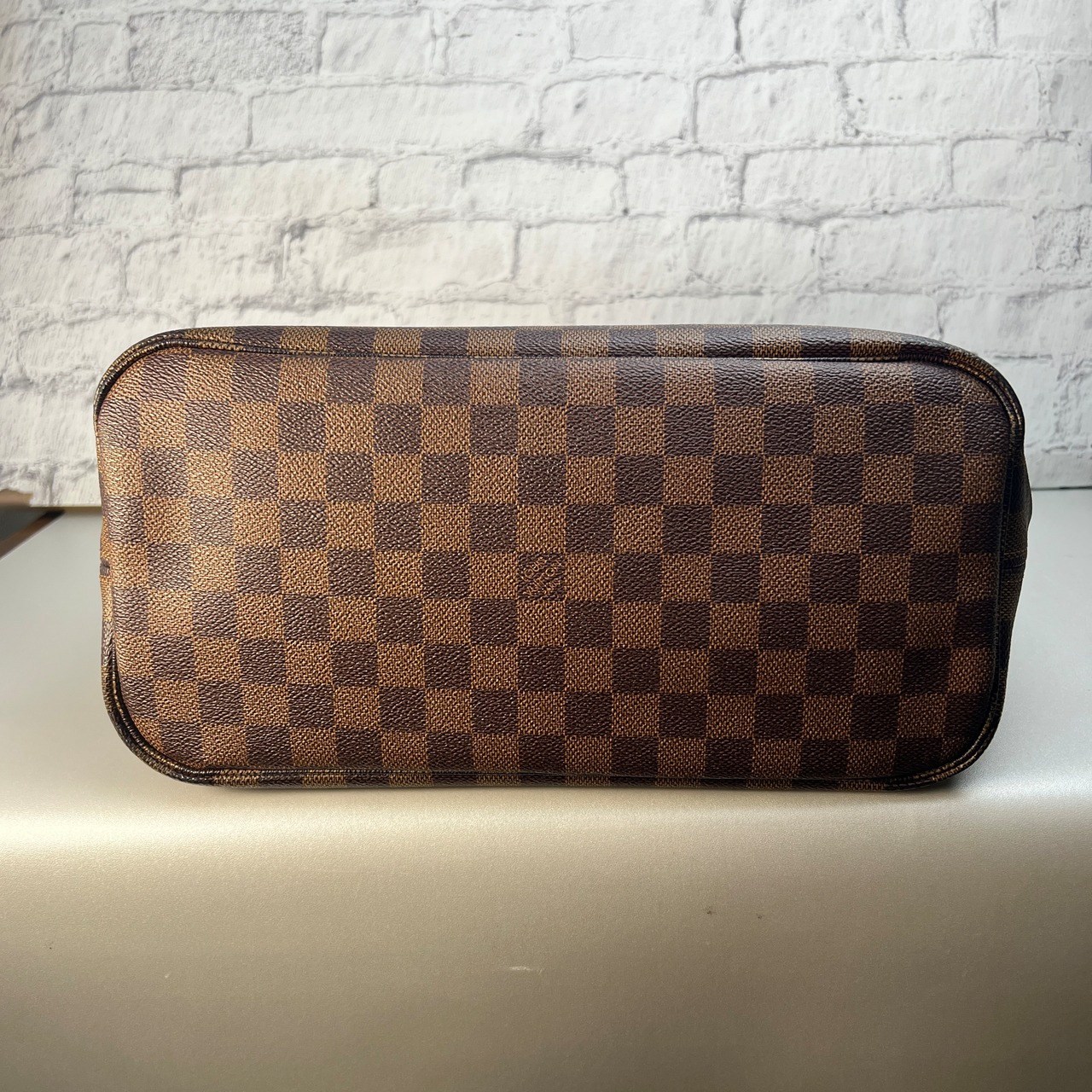 LOUIS VUITTON ルイヴィトン  ダミエネヴァーフルMM 旧型 N51105 レザー トートバッグ ブラウン A-9485