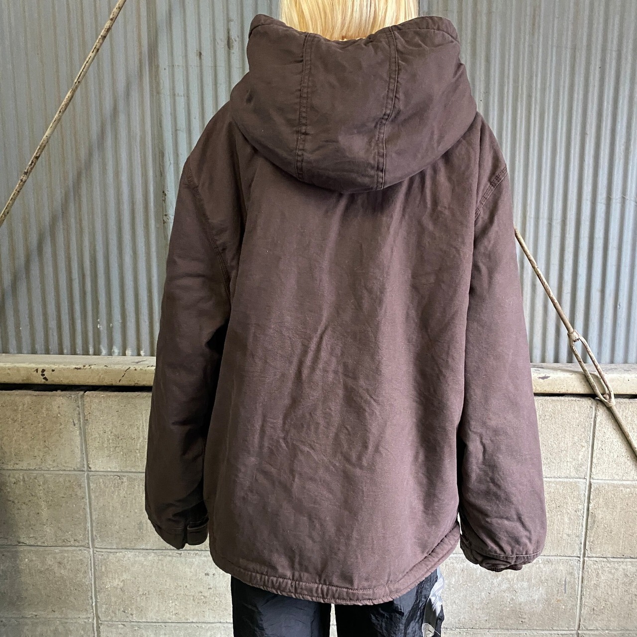 Dickies ディッキーズ ダック地 裏ボア ワークジャケット メンズXL 