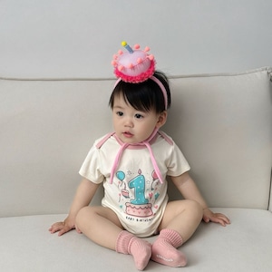 【BABY】1歳バースデイロンパース