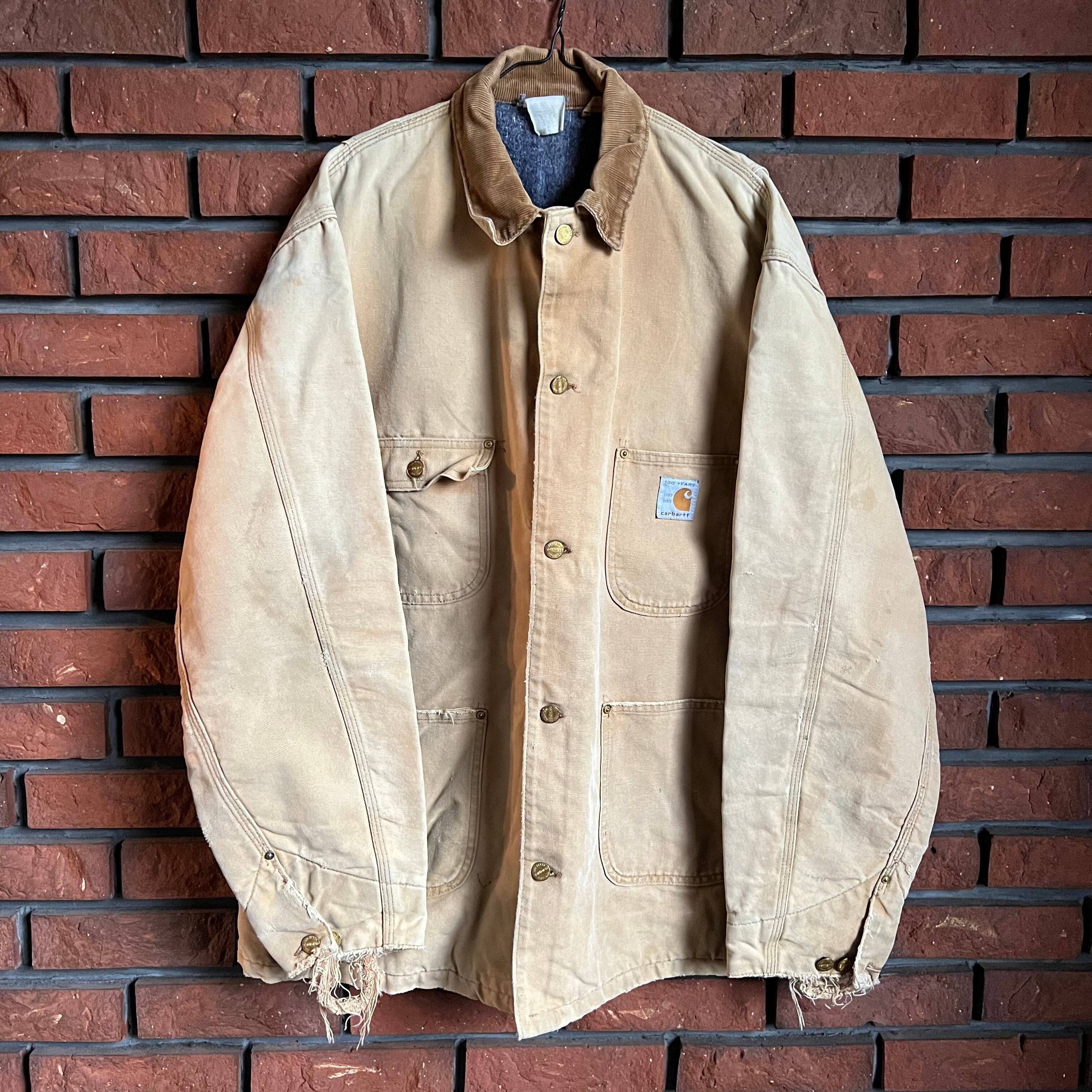 80s Carhartt 100周年タグ ダックジャケット デトロイトジャケット