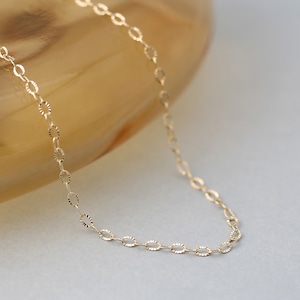 K10イエローゴールド リップルチェーンブレスレット No.189