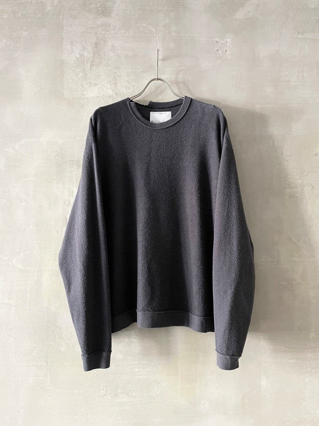 T/f Lv4 unfinished reverse sweatshirt - imperfection black