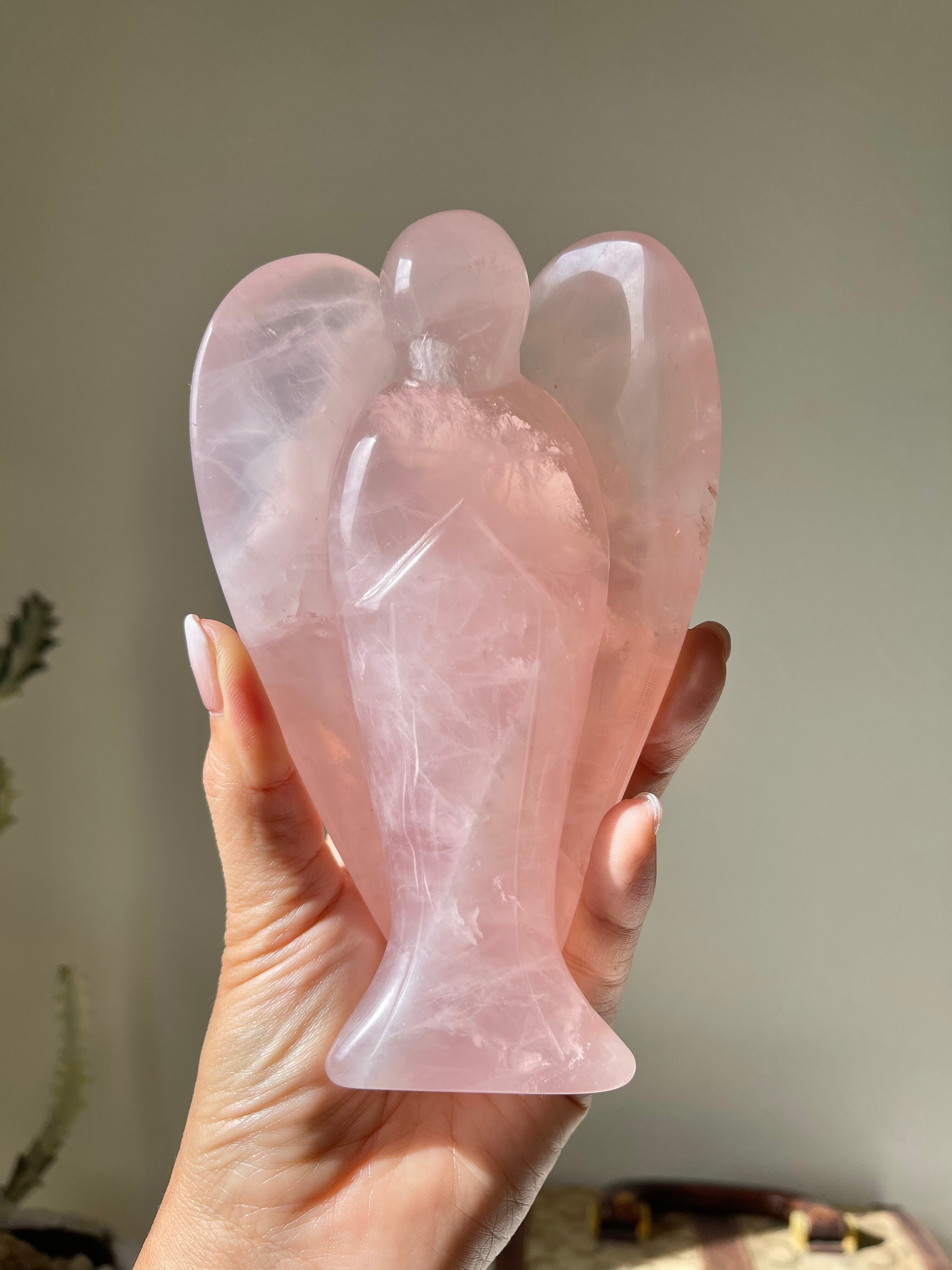 ローズクォーツ天使 / Rose quartz angel