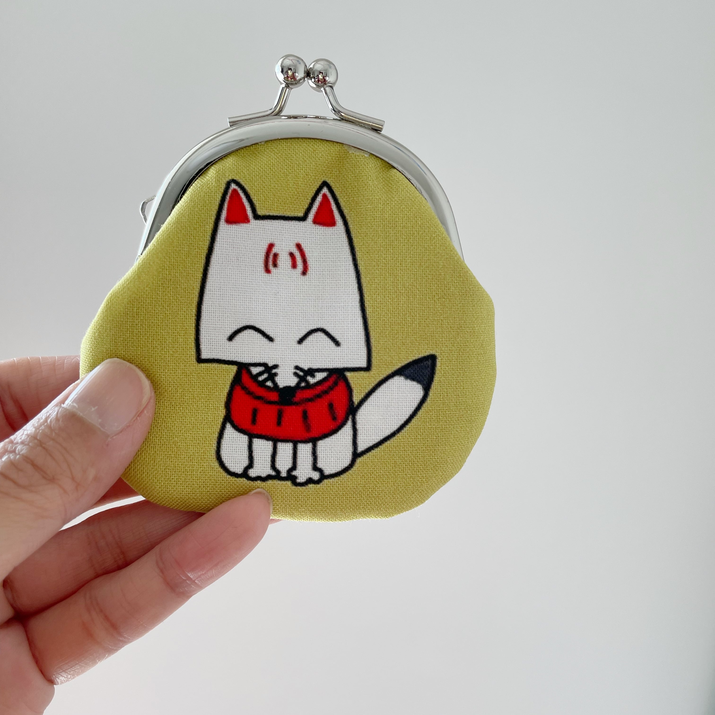 白狐お賽銭入れ | 美味しくてカワイイがま口屋さん Mizuitama