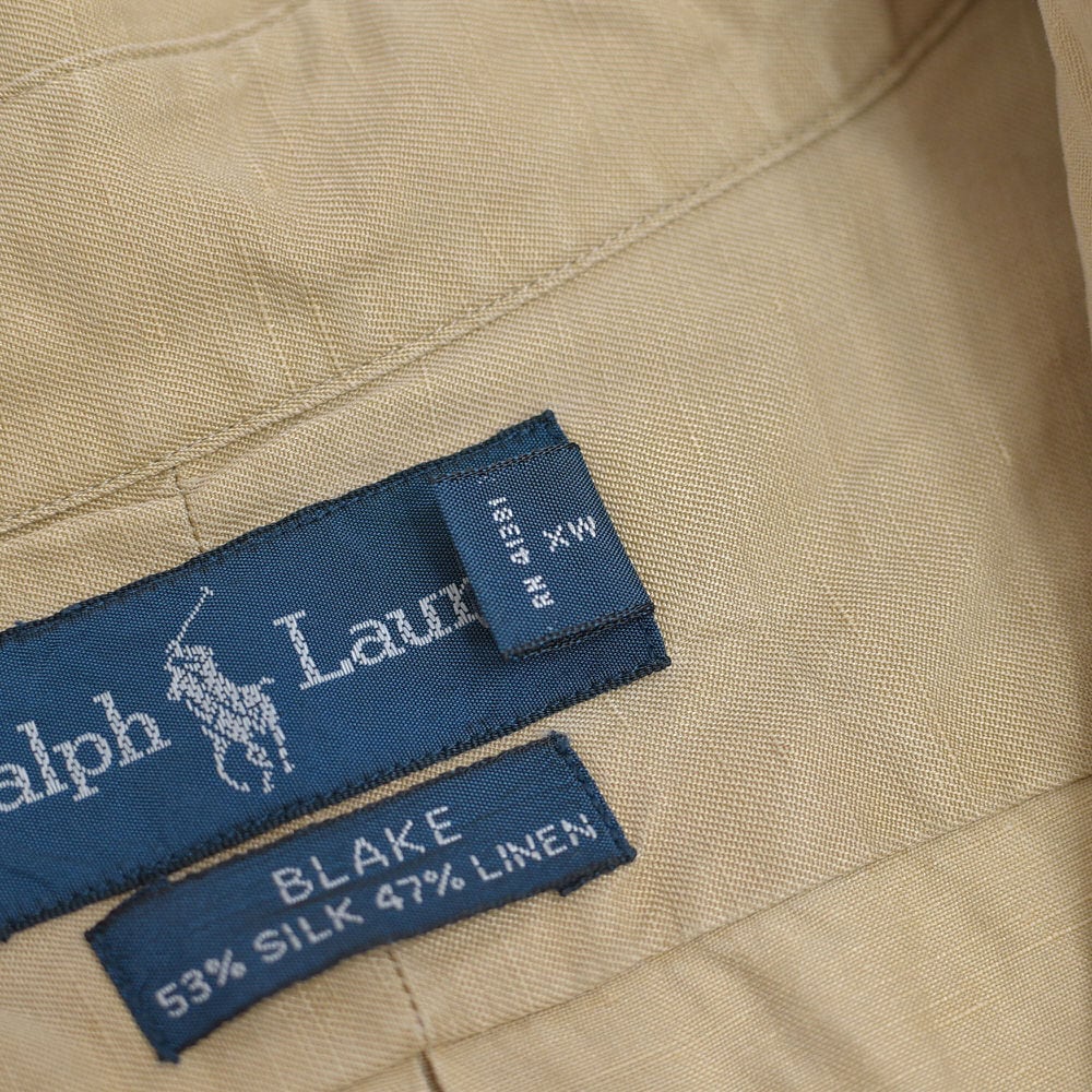 90s Ralph Lauren ラルフローレン BLAKE ブレイク シルク×リネン 90s Ralph Lauren ラルフローレン BLAKE ブレイク シルク×リネン