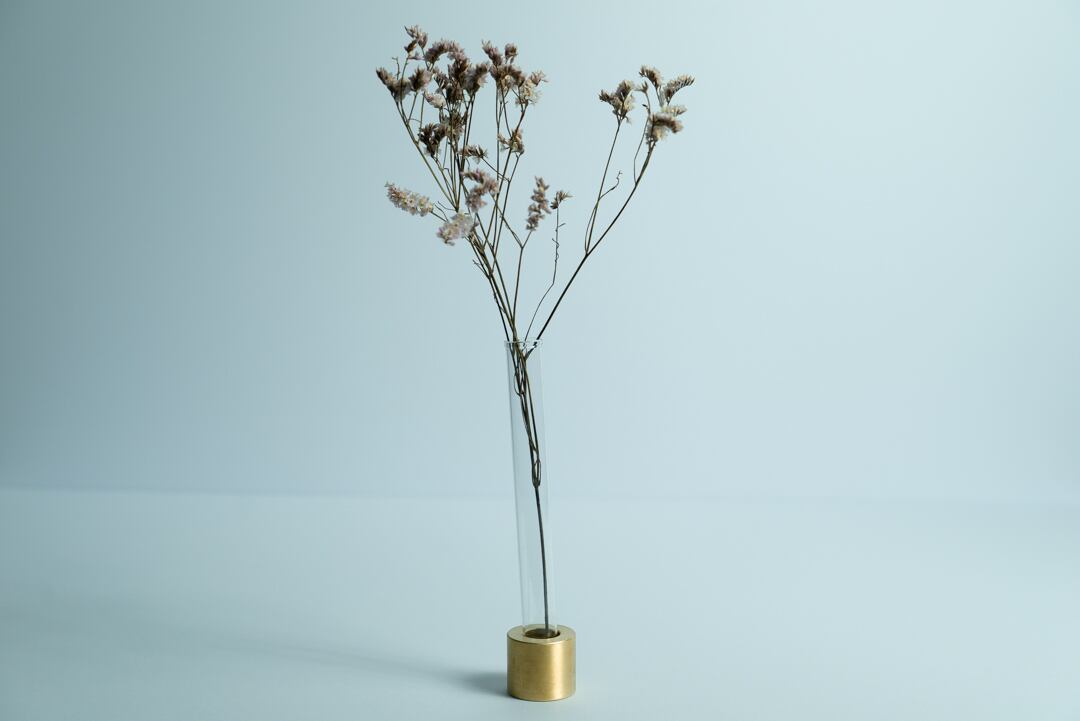 FLOWER VASE -BS-/真鍮/フラワーベース/一輪挿し/ギフト | SIKAKU