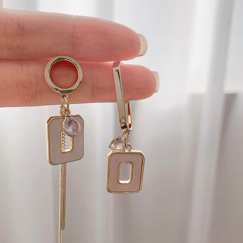 アシンメトリーイヤリング サマーロング 夏物 指輪 ブラック・アイド・ピーズ37680828287