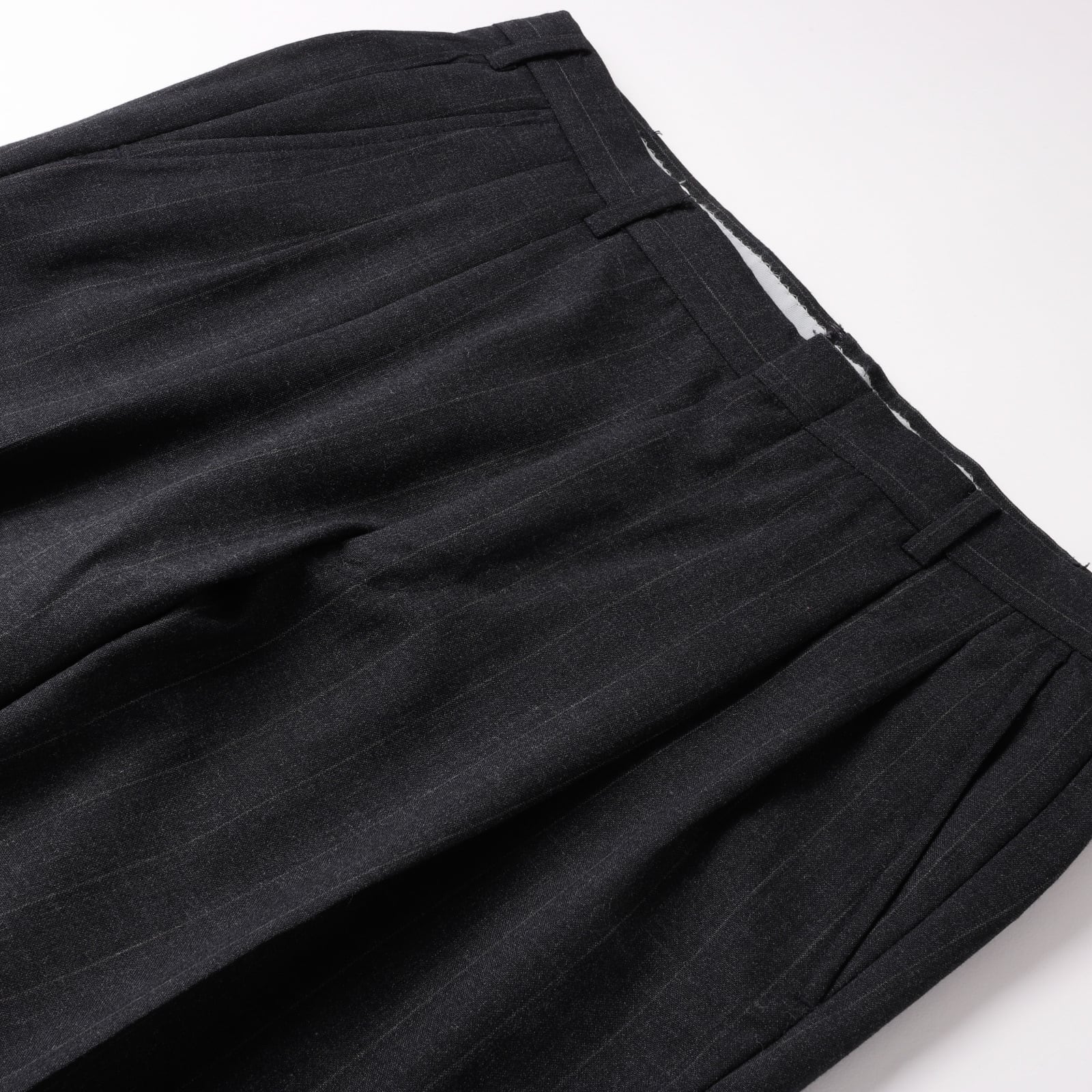極美品】70s special vintage wool slacks pants W32 grey stripe made