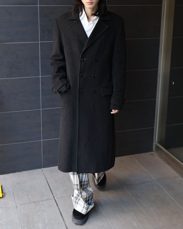 double breasted 6b long coat