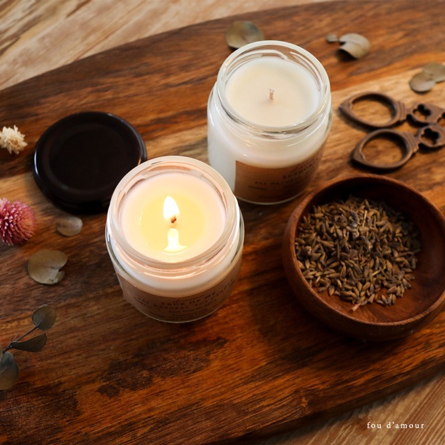【Aromatherapy】精油キャンドル３種類の香り