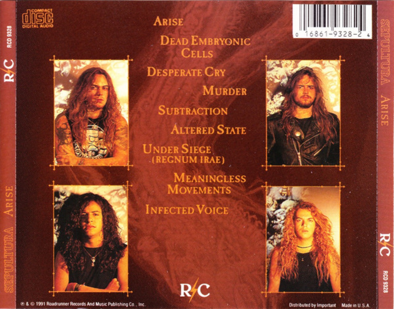 SEPULTURA/ARISE | RECORD SHOP CONQUEST/レコードショップコンクエスト