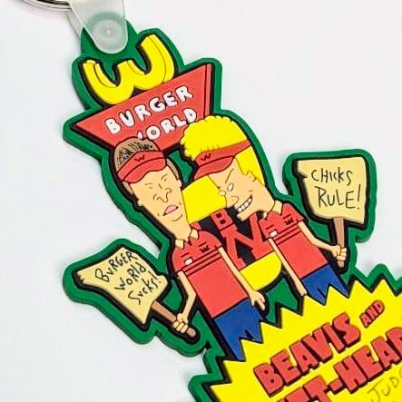 ☆ 送料無料！ ☆ラバーキーホルダー☆ 【BEAVIS AND BUTT-HEAD