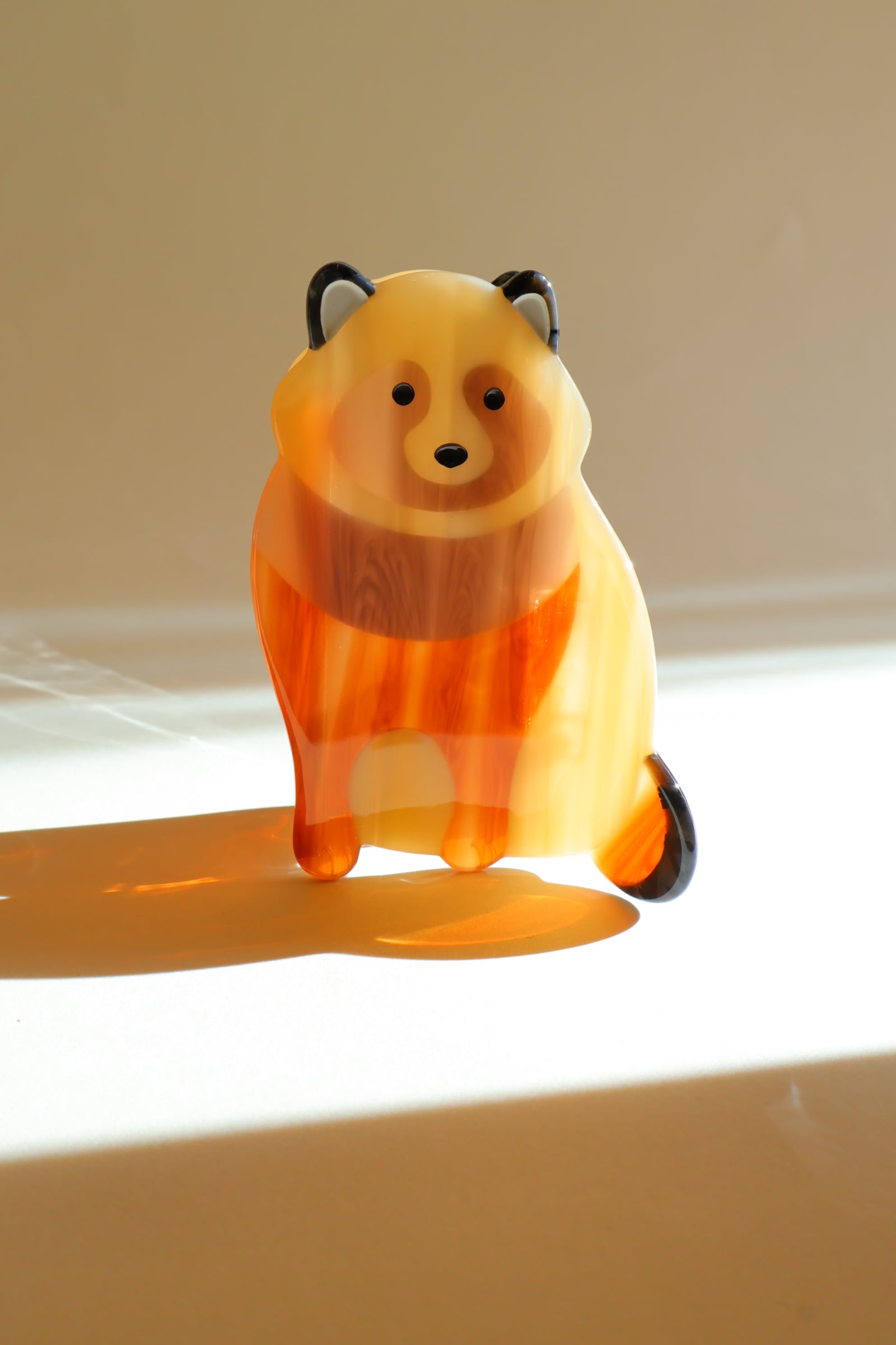 たぬきのヘアクリップ | 動物や生き物のヘアアクセサリー屋さん