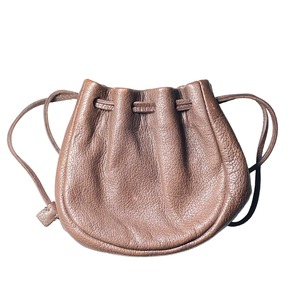 archive MIU MIU brown leather mini pouch