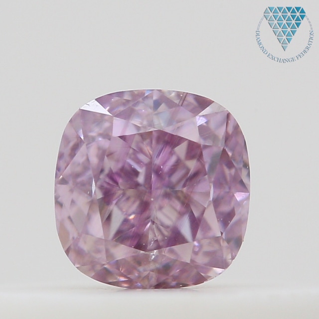 0.21 ct FANCY PURPLE-PINK VS2 CUSHION GIA 天然  ダイヤモンド ルース