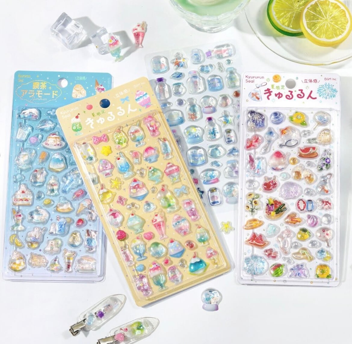 喫茶アラモードきゅるるんシール4枚セット | シール、雑貨SHOP【ABC】