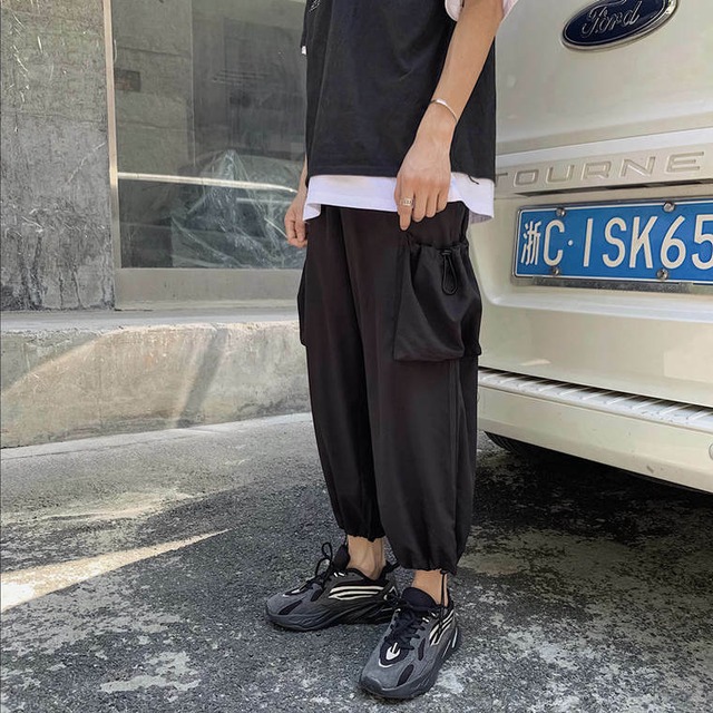 アンクル丈 ワイドパンツ カジュアルパンツ ビッグポケット ストレートパンツ 九分丈 メンズ ゆったり ロールアップ 取寄 発送目安14 21日営業日 Laff Store For Men ショップ情報 配送スケジュールを必ずご確認下さい