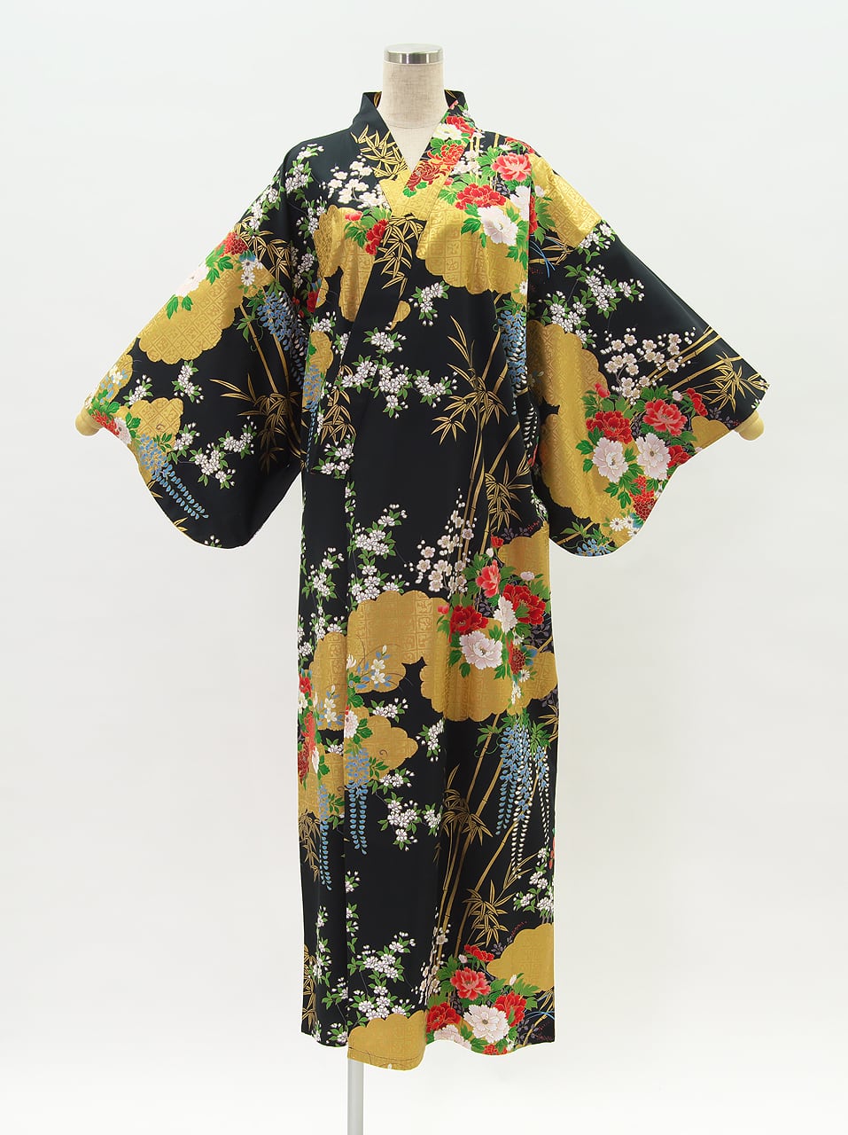 《竹牡丹》 KIMONO ローブ【 《竹牡丹》 KIMONO ローブ【