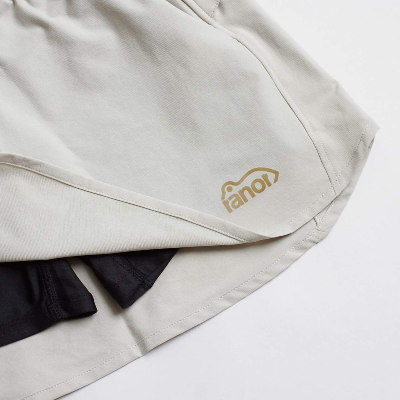 ranor（ラナー）BASIC SKIRT -LIGHT BEIGE レディースランニング