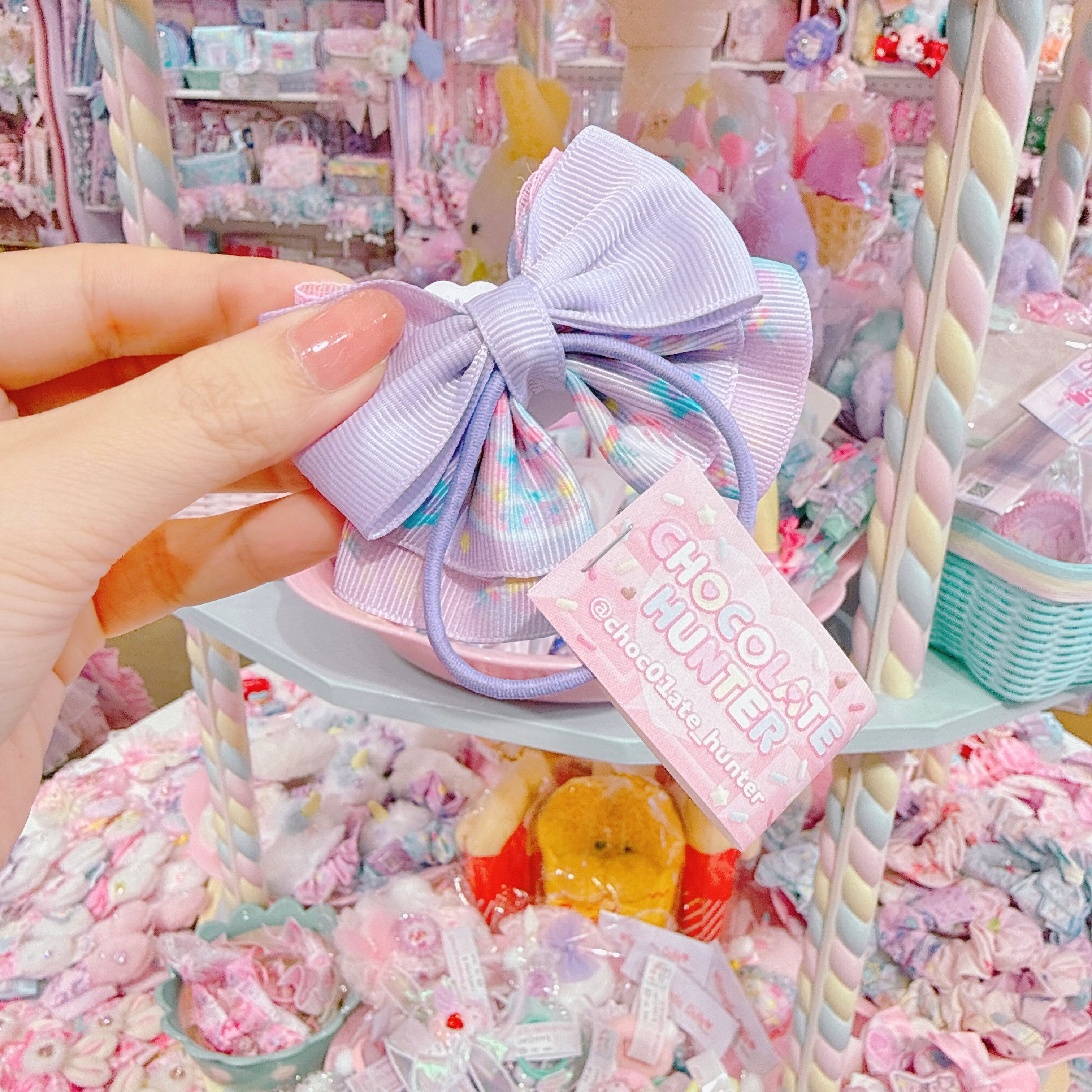 【R38】57-51ピアチューレリボンヘアゴム