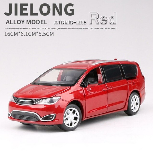 クライスラー ボイジャー 1/32 ミニカー 全3色 ライト点灯 エンジンサウンド 合金モデル 模型 ジオラマ