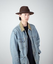 RACAL / Pocketable Fedra Hat【ブラウン】
